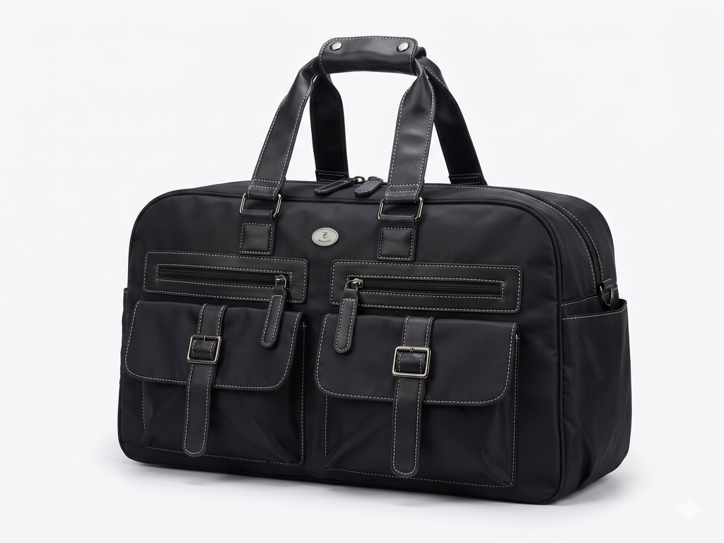 Atom Basics Executive Travel & Work Briefcase – Black