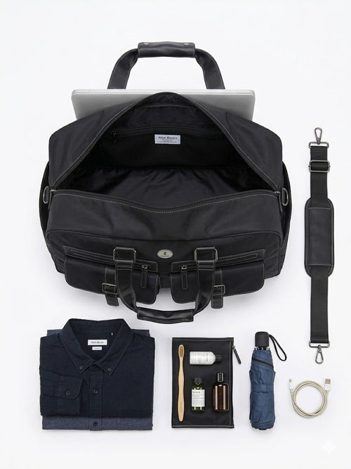 Atom Basics Executive Travel & Work Briefcase – Black