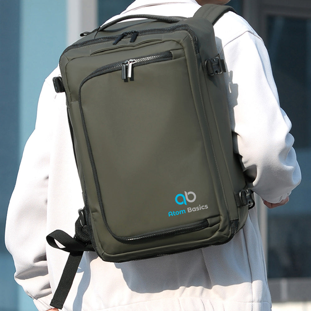 Atom Basics FlexCarry Convertible Travel Backpack - Green
