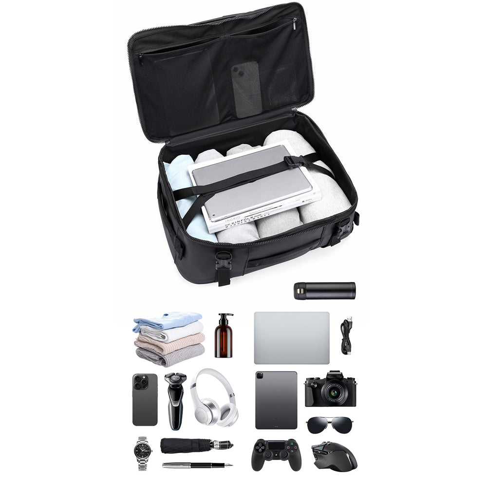 Atom Basics FlexCarry Convertible Travel Backpack - Black