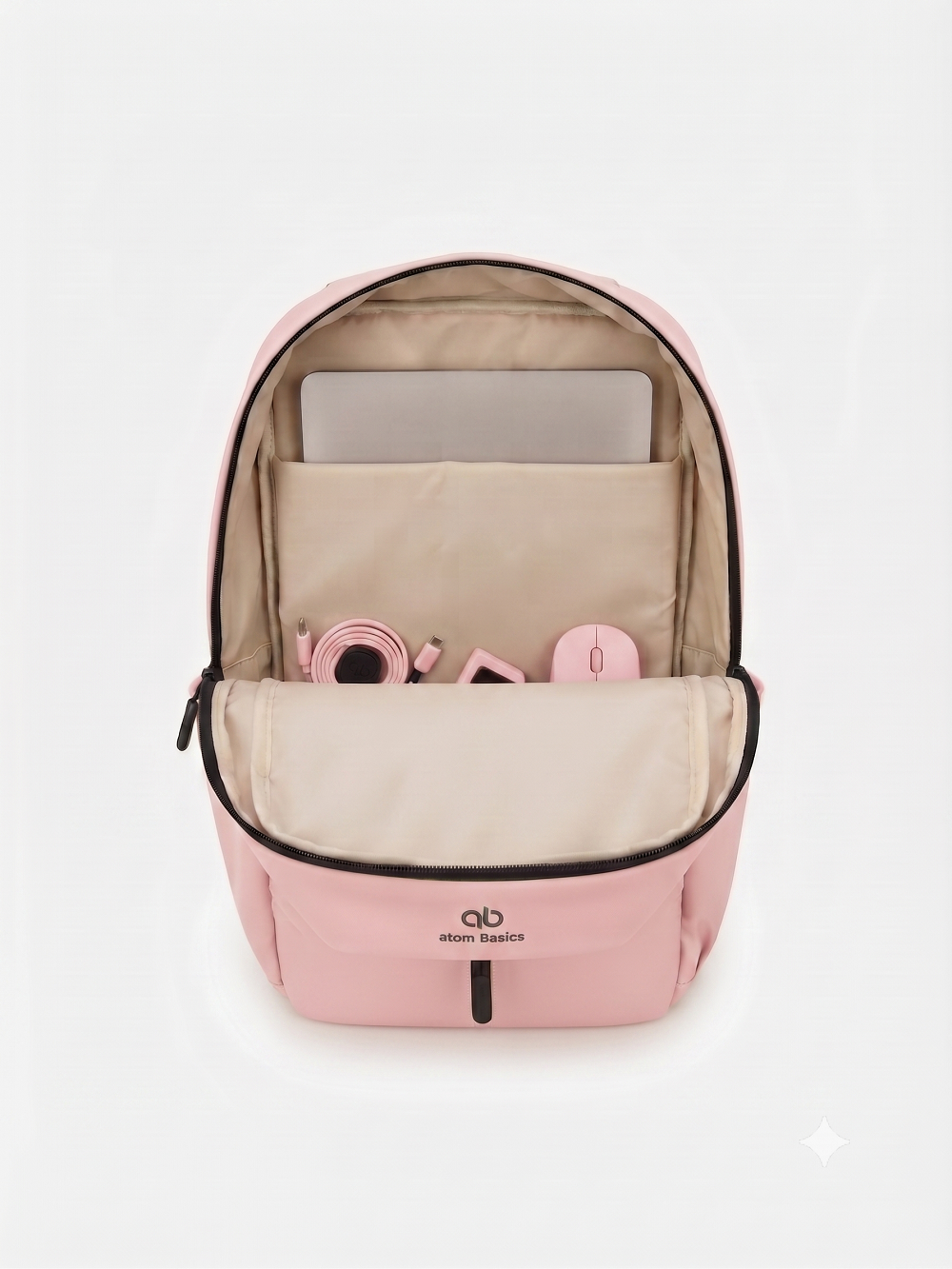 Atom Basics UrbanShield Everyday Laptop Backpack – Pink