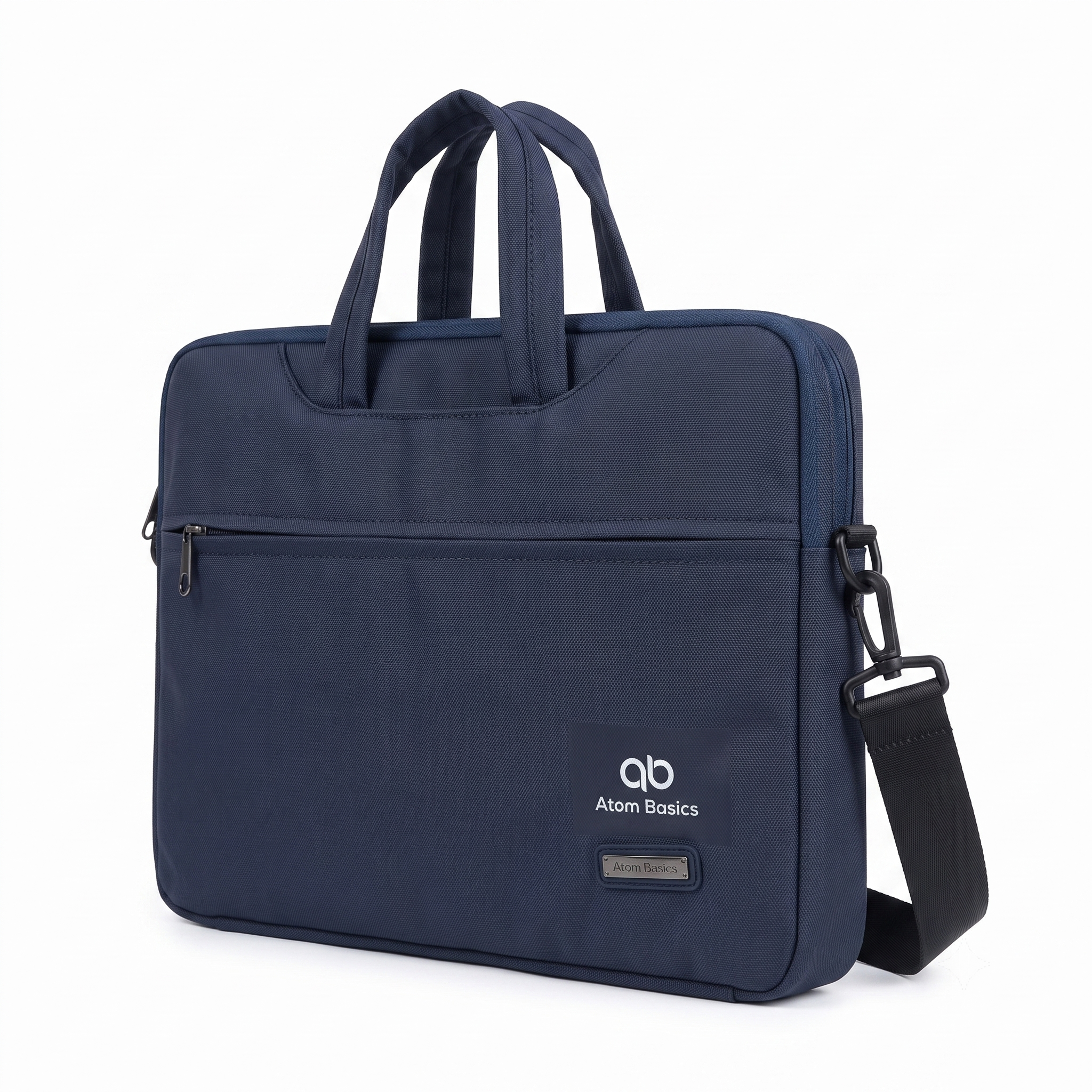 Atom Basics Executive Laptop Briefcase – Deep Blue