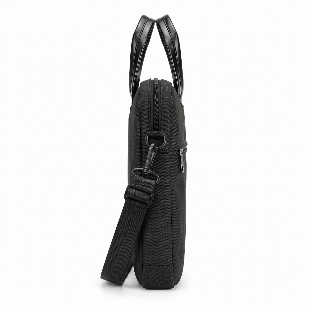 Atom Basics Executive Laptop Briefcase – Carbon Black