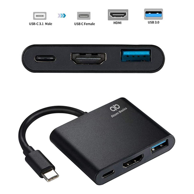 Atom Basics USB-C Multiport Adapter