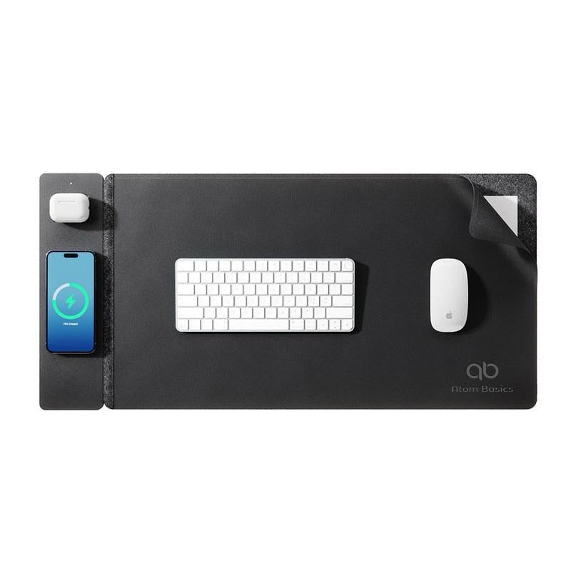 Atom Basics ProMouse Desk Pad with Wireless Charging