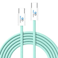 Atom Basics FlexWeave Type-C Charging Cable - Mint Green