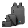 Atom Basics UrbanSet 3-in-1 Combo Backpack - Stone Grey