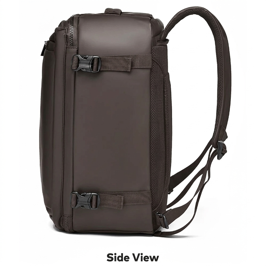 Atom Basics FlexCarry Convertible Travel Backpack - Brown