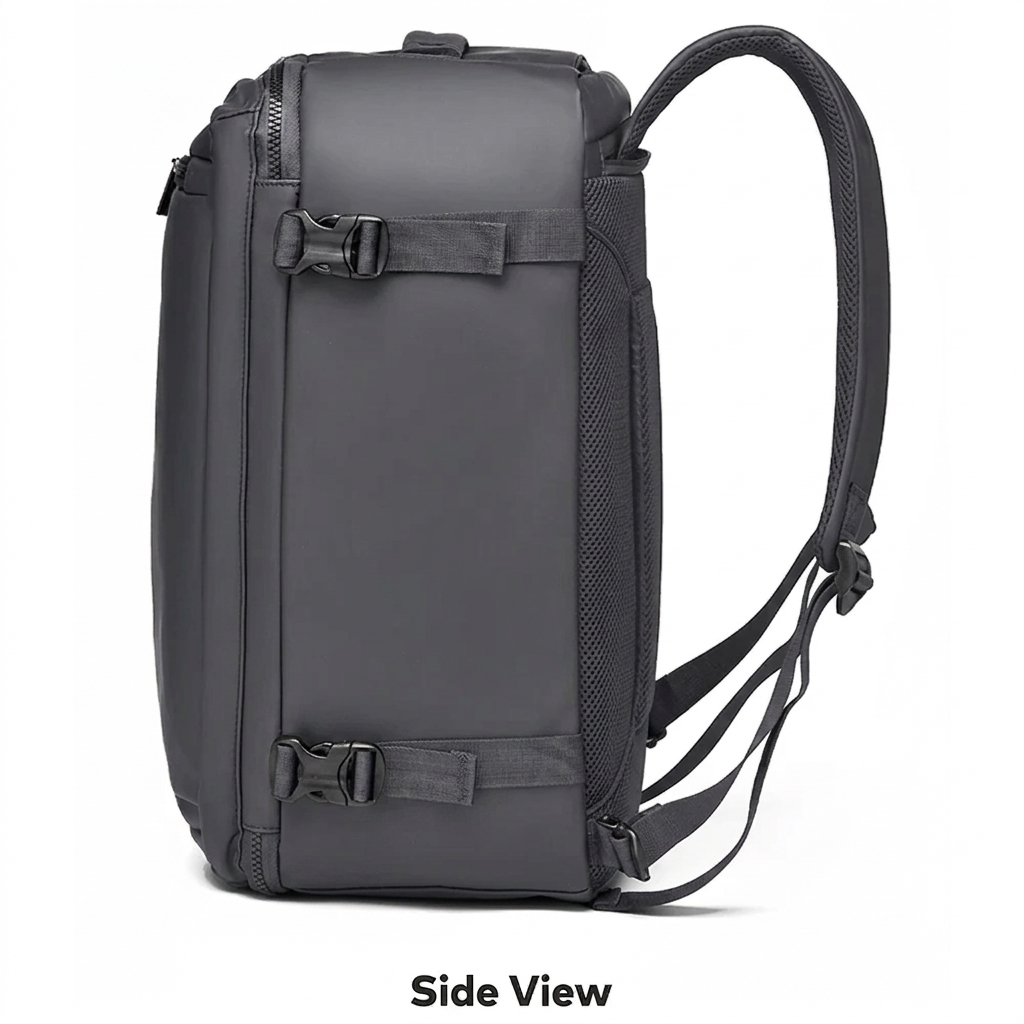 Atom Basics FlexCarry Convertible Travel Backpack - Grey