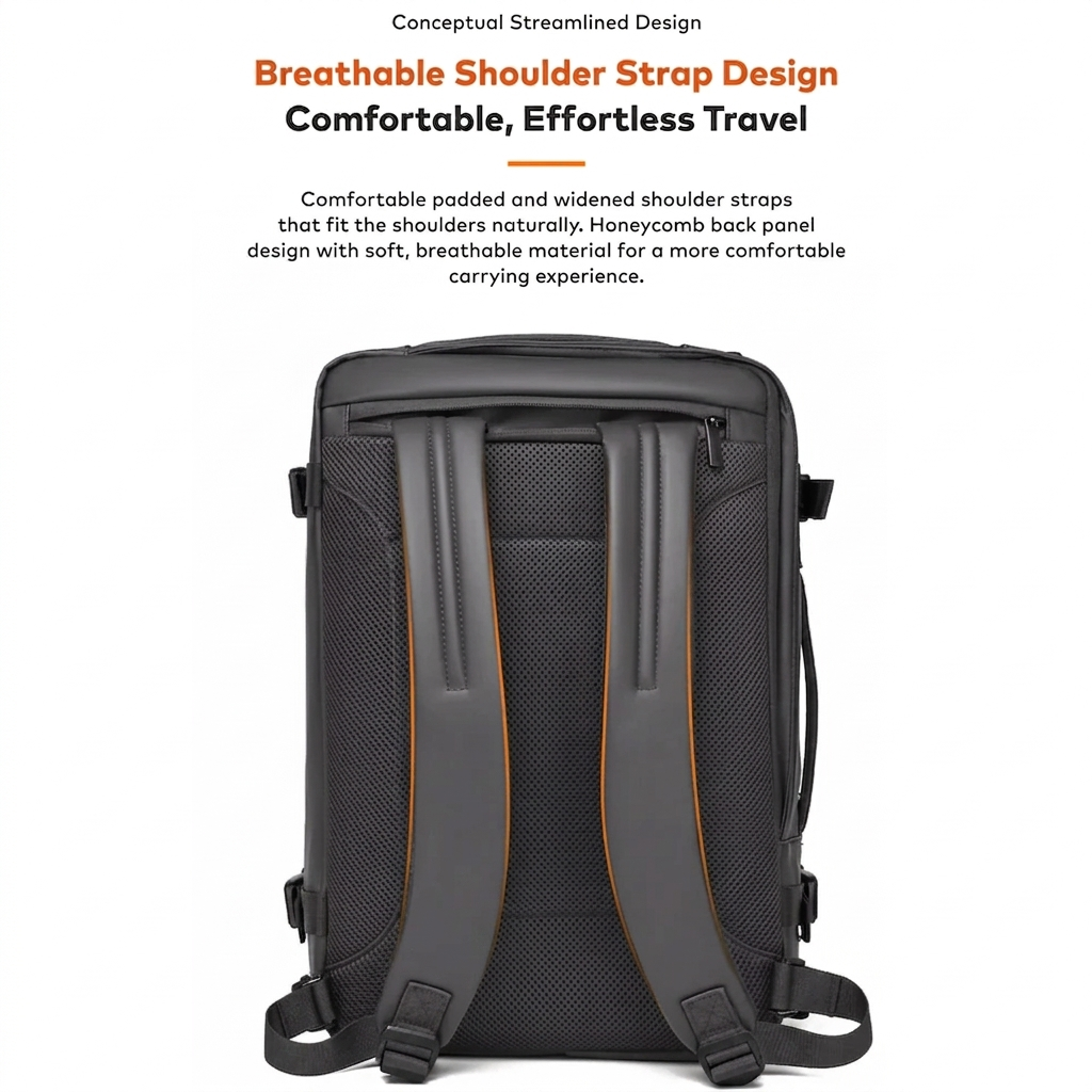 Atom Basics FlexCarry Convertible Travel Backpack - Grey