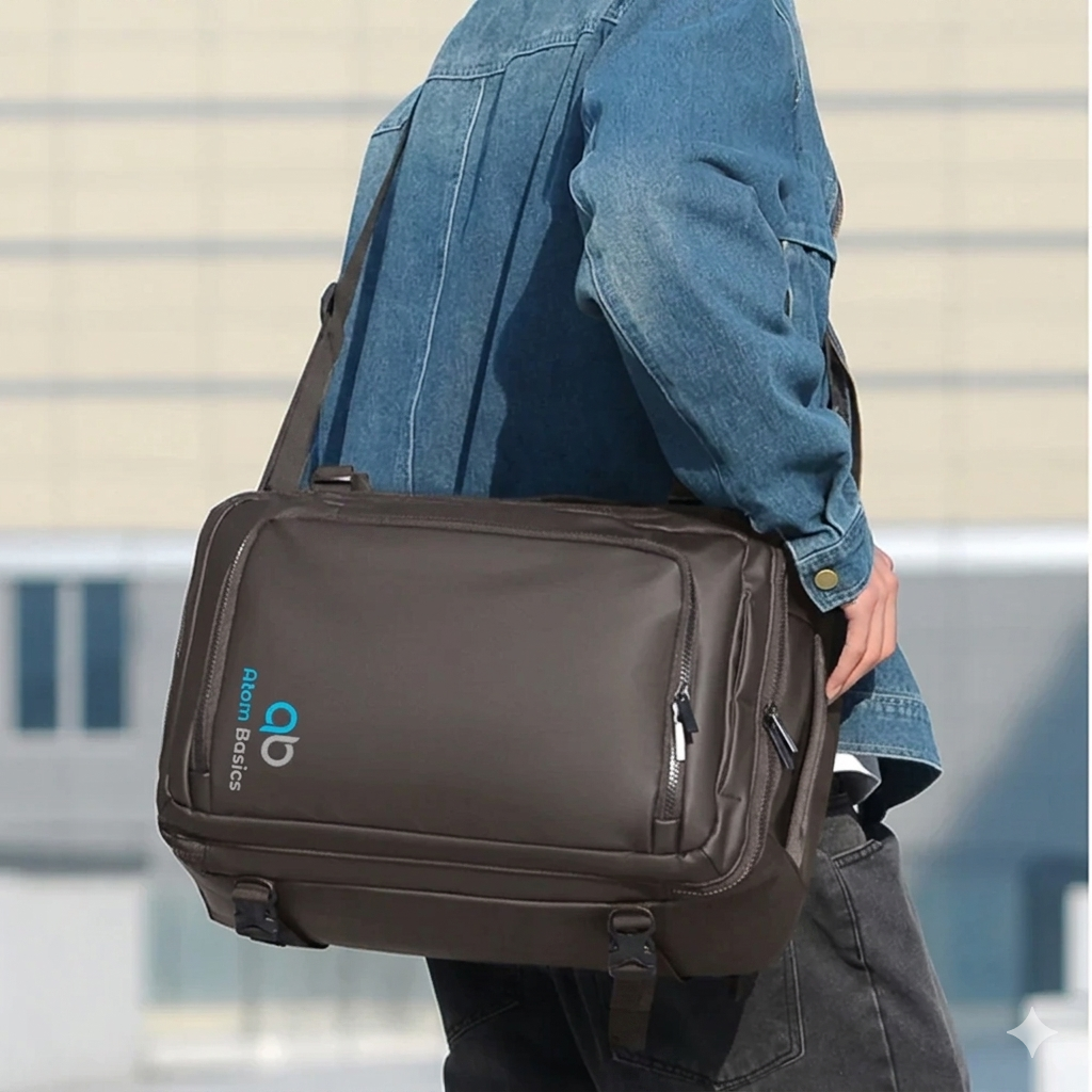 Atom Basics FlexCarry Convertible Travel Backpack - Brown