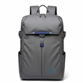 Atom Basics Grey Backpack with Purple Strap