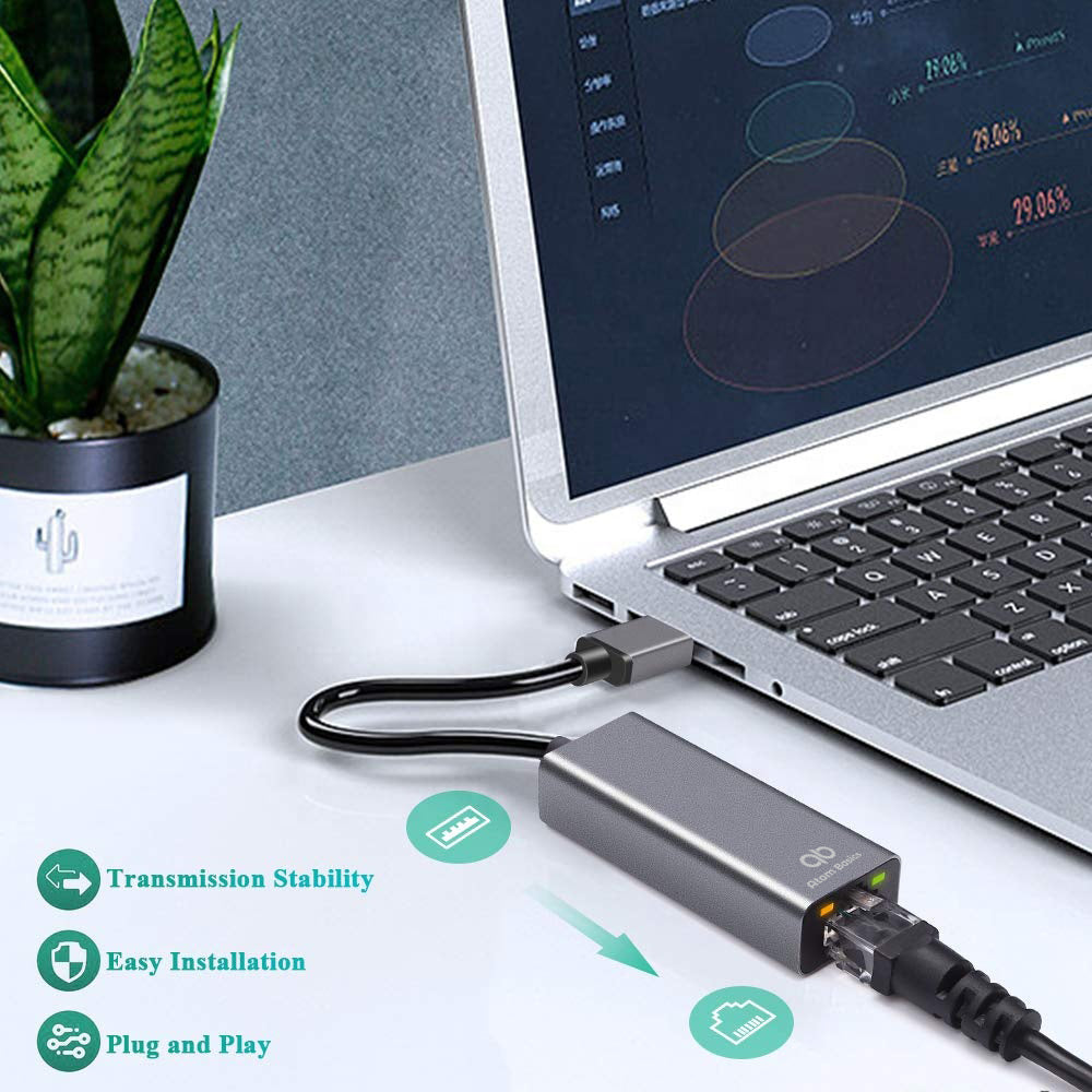 Atom Basics USB to Ethernet Adapter