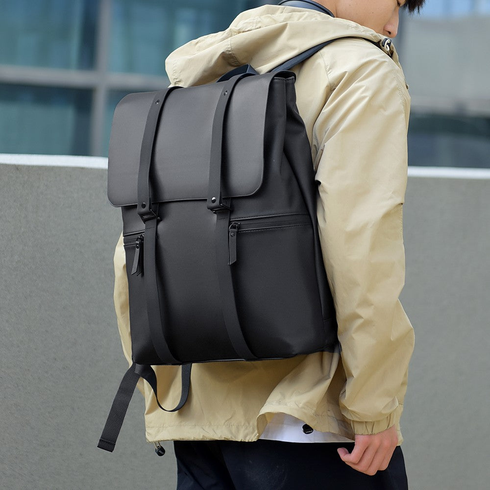 Atom Basics LuxeGrid Flap Backpack - Grey