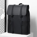 Atom Basics LuxeGrid Flap Backpack - Black