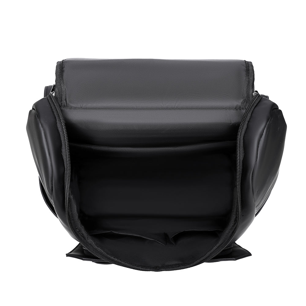 Atom Basics HeritageFlap Classic Backpack - Matte Black