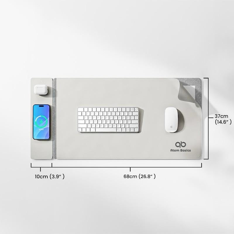 Atom Basics ProMouse Desk Pad with Wireless Charging